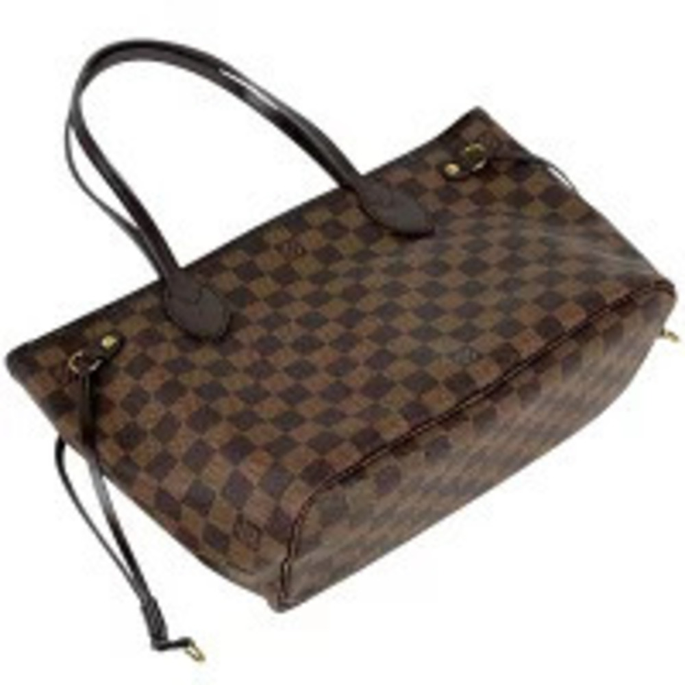 Louis Vuitton Bag Tote Handbag Brown Neverfull Damier Brown